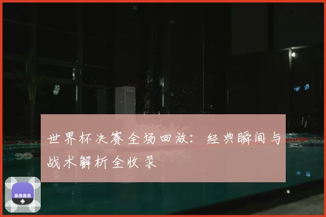 世界杯决赛全场回放:经典瞬间与战术解析全收录